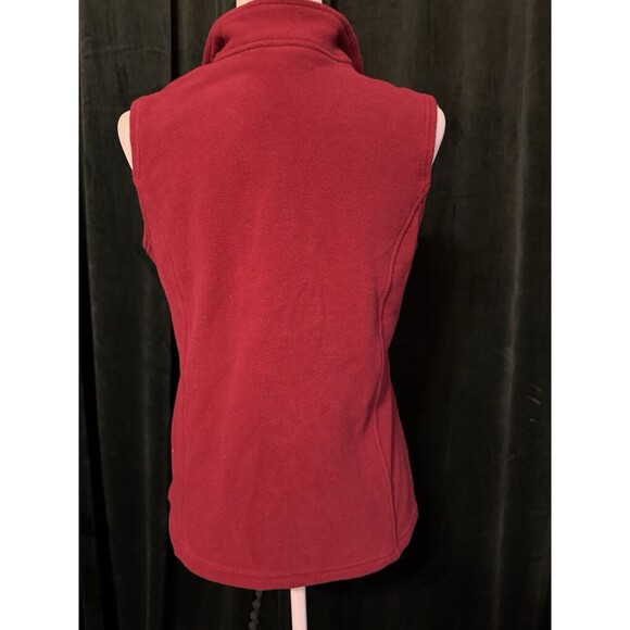 Rare Vintage LL Bean Red Fleece Vest New With Tags Womens Size Medium - Picture 4 of 14